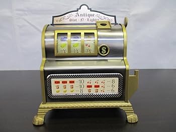 ✨️昭和レトロ✨️ ライター機能付きスロットマシーン Amazon.co.jp: レトロ スロットマシン型 卓上ライター